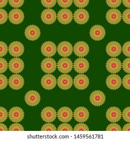 seamless patterns with a circle ornament model, circle texture ornament