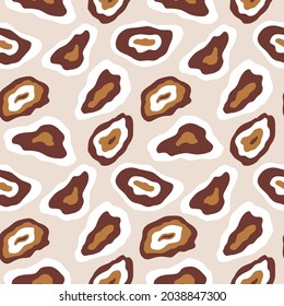 seamless patterns. Colorful shapes of irregular shape in an abstract style. Vector illustration
