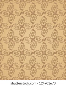 seamless patterns for decoration and scenery based on natural elements