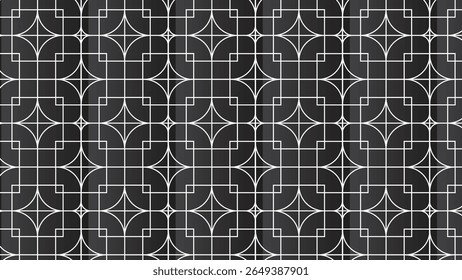 Seamless Patterns of Decorative Stripes and Waves in Pastel Purple, Gray, and Light Blue for Backgrounds and Digital Prints, Seamless Patterns with Minimal Flowing Curves in Black, Gray, and White.