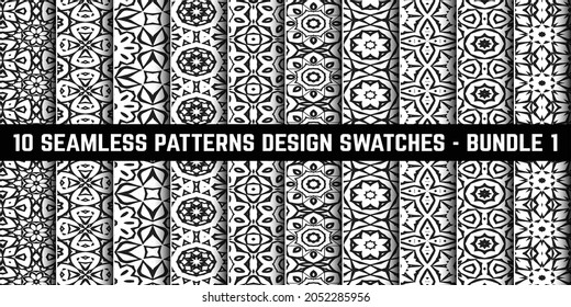 Paquete Swatches de Diseño de Patrones sin Marea