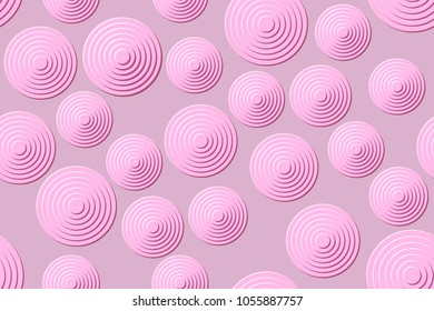 Seamless patterns of the embossed cones