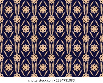 seamless patterns ethnic oriental iKat pattern traditional design for background backdrop carpet wallpaper clothing batik fabric tribal textile vector illustration embroidery style 