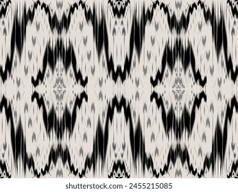 Seamless Patterns ethnic oriental iKat pattern traditional design for background backdrop carpet wallpaper clothing batik fabric tribal textile vector illustration ikat print embroidery style 