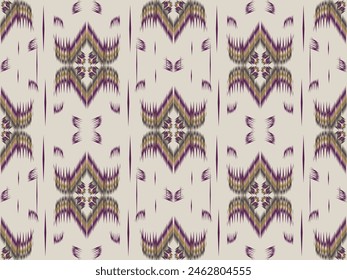 seamless patterns ethnic oriental iKat pattern traditional design for background backdrop carpet wallpaper clothing batik fabric tribal textile vector illustration ikat print embroidery style 