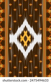seamless patterns ethnic oriental iKat pattern traditional design for background backdrop carpet wallpaper clothing batik fabric tribal textile vector illustration embroidery style