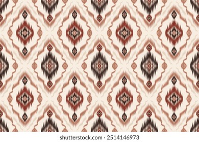 Seamless Patterns ethnic oriental iKat pattern traditional design for background backdrop carpet wallpaper clothing batik fabric tribal textile vector illustration ikat print motif embroidery style