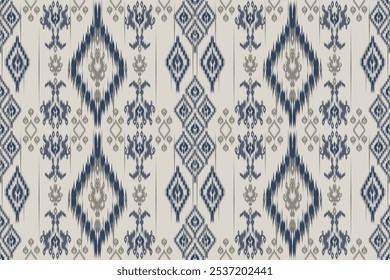 Padrões sem costura padrão étnico oriental padrão iKat design tradicional para pano de fundo tapete papel de parede tecido batik tecido têxtil tribal vetor ilustração ikat impressão bordado estilo para dec