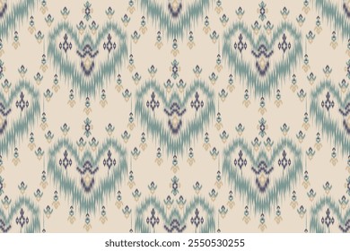 Seamless Patterns ethnic oriental iKat pattern traditional design for background backdrop carpet wallpaper clothing batik fabric tribal textile vector illustration ikat print embroidery motif style 