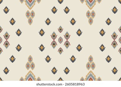 Seamless Patterns ethnic oriental  traditional design for background backdrop carpet wallpaper clothing batik fabric tribal textile vector illustration ikat print embroidery motif style for decoration