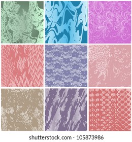 seamless patterns with fabric texture
