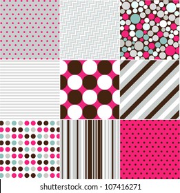 seamless patterns with fabric texture