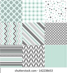 Seamless patterns with fabric texture