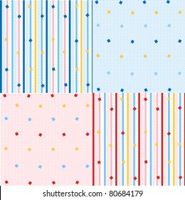 seamless patterns with fabric texture