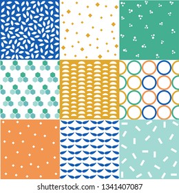 seamless patterns with fabric textures