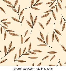 Seamless patterns in floral style.Vector illustration