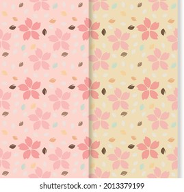 nahtlose Muster mit Blumen in Farbe