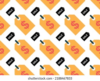 Seamless patterns. Fun shapes. Sale Vector illustration.