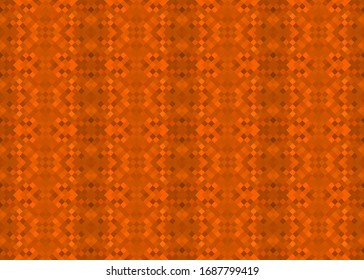 Seamless patterns geometric. Abstract triangles mosaic with vector for background, wallpaper, backdrop, banner, template, illustration, fabric and other applications. Orange.