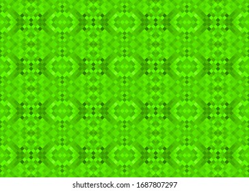 Seamless patterns geometric. Abstract triangles mosaic with vector for background, wallpaper, backdrop, banner, template, illustration, fabric and other applications. Green.
