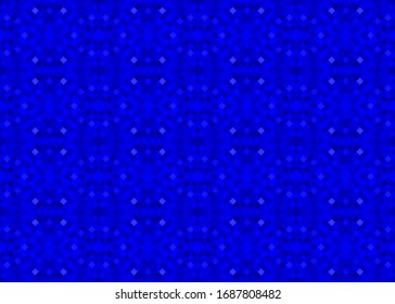 Seamless patterns geometric. Abstract triangles mosaic with vector for background, wallpaper, backdrop, banner, template, illustration, fabric and other applications. Blue.