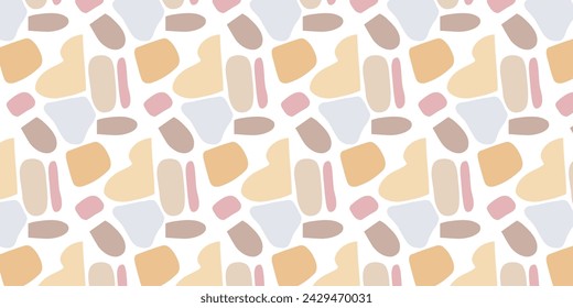 seamless patterns with geometric elements. Pattern in modern style. Pattern is perfect for posters, postcards, fabric or wrapping paper