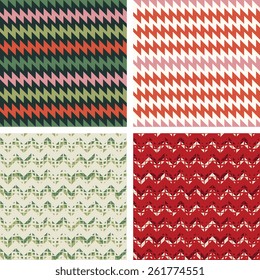 Seamless patterns with geometric ornament