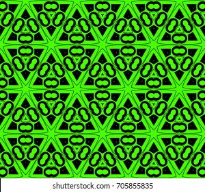 Seamless patterns. Geometric ornaments. Abstract backgrounds. Vector illustration.