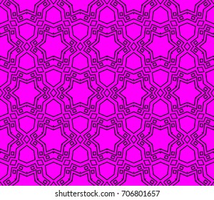 Seamless patterns. Geometric ornaments. Abstract backgrounds. Vector illustration.