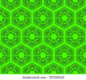 Seamless patterns. Geometric ornaments. Abstract backgrounds. Vector illustration.