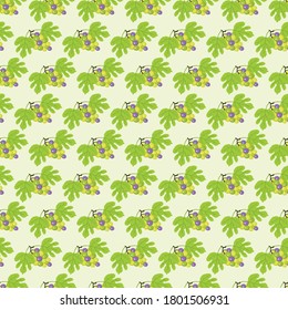 Nahtlose Muster mit Trauben sind perfekt für Babybekleidung, Kinder, Stoffe, Geschenkverpackung und vieles mehr.