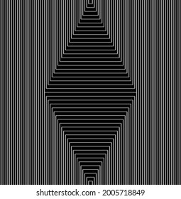 Seamless patterns of the gray lines on black abstract background. Vector illustration EPS10.