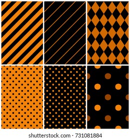 Seamless Patterns Halloween Theme