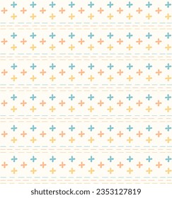 Patrones sin inconvenientes, dibujados a mano en un estilo gráfico utilizado para tejidos, tejidos, papel impreso, fondo y papel pintado decorativo