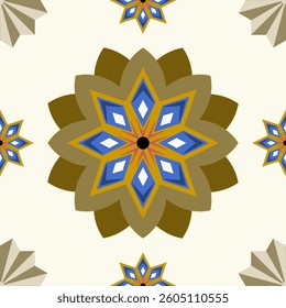 Seamless patterns are ideal for a variety of applications, including textile and wallpaper designs. The repetitive nature creates a beautiful, continuous surface and can be scaled to fit any surface