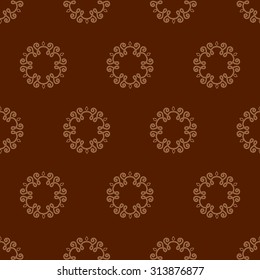 seamless patterns. Kazakh, Asian, floral, floral pattern. Decorative background for greeting cards, invitations, web design.