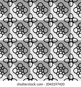 seamless patterns on uneven paper. patterns in grayscale. abstract background.