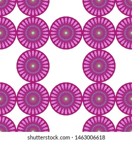 seamless patterns with oriental mandalas, circle mandala ornaments, illustration vector mandalas