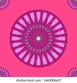 seamless patterns with oriental mandalas, circle mandala ornaments, illustration vector mandalas