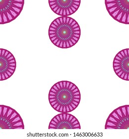 seamless patterns with oriental mandalas, circle mandala ornaments, illustration vector mandalas