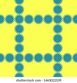 seamless patterns with oriental mandalas, circle mandala ornaments, illustration vector mandalas.