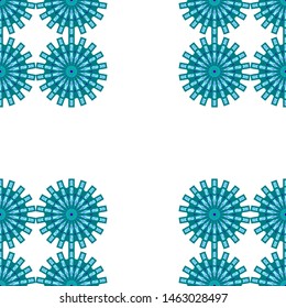seamless patterns with oriental mandalas, circle mandala ornaments, illustration vector mandalas