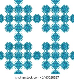 seamless patterns with oriental mandalas, circle mandala ornaments, illustration vector mandalas