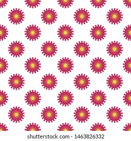seamless patterns with oriental mandalas, circle mandala ornaments, illustration vector circle ornament