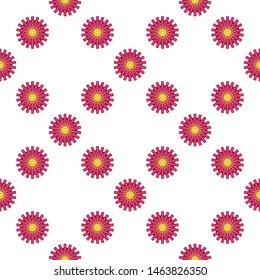 seamless patterns with oriental mandalas, circle mandala ornaments, illustration vector circle ornament