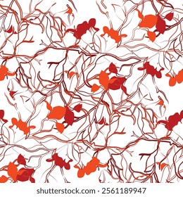 Seamless patterns, printed patterns on fabric. Illustration vector. Design for fashion, graphics, backgrounds and crafts.