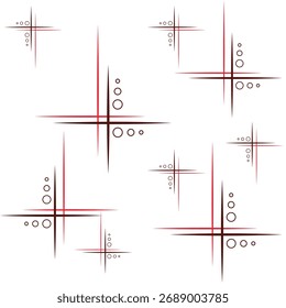 Patrones sin costuras, patrones impresos en tela. Vector de ilustración