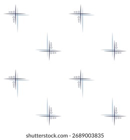Patrones sin costuras, patrones impresos en tela. Vector de ilustración