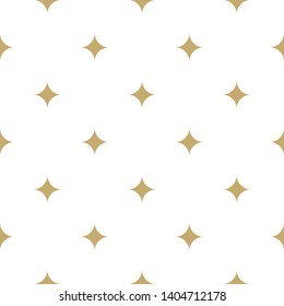 Seamless patterns of rhombus stars. Light golden texture. Repeating geometric background. Linear graphic design.