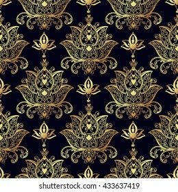 Seamless patterns of Russian motives of northern paintings. Texture for scrapbooking, wrapping paper, textiles, web page, textile wallpapers, surface design, fashion,skins smartphones